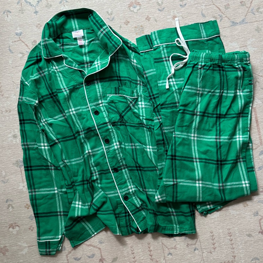 Wondershop Men’s Green Check Pajama Set